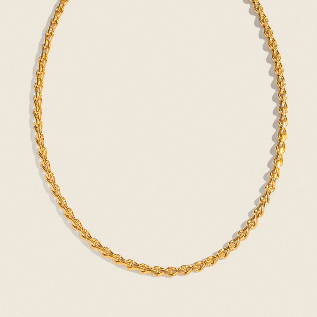 Twined Twisted Chain Necklace