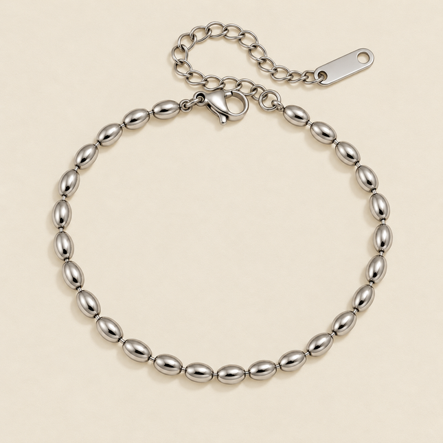Willow Oval Bead Bracelet
