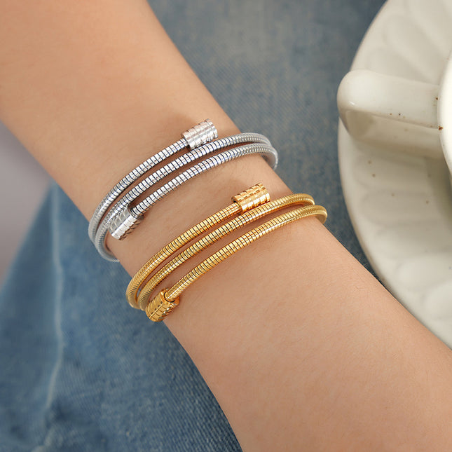 Trinity Coil Bracelet