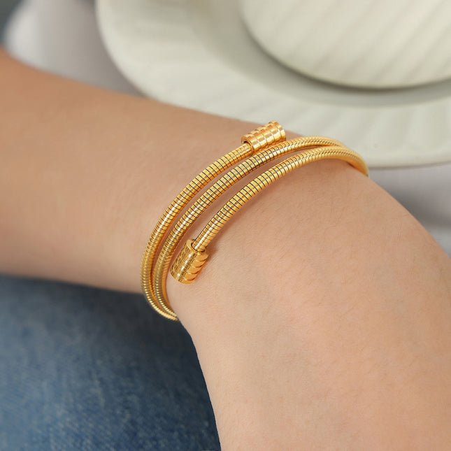 Trinity Coil Bracelet